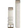 Ремешок GARMIN QUICKFIT 20 WATCH BANDS CREAM HEATHERED NYLON WITH CREAM GOLD HARDWARE 11208